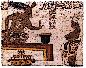 Some Mayan hieroglyphs, as depicted on extant ceramics and murals from different Mayan cities, show chocolate being poured for gods and the rulers Mayan Chocolate